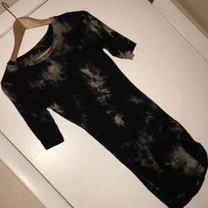Tie dye mini dress